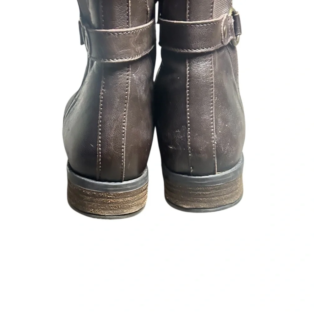 Earth Alana Santry Women's Leather Ankle Boots In Brown Size 10M